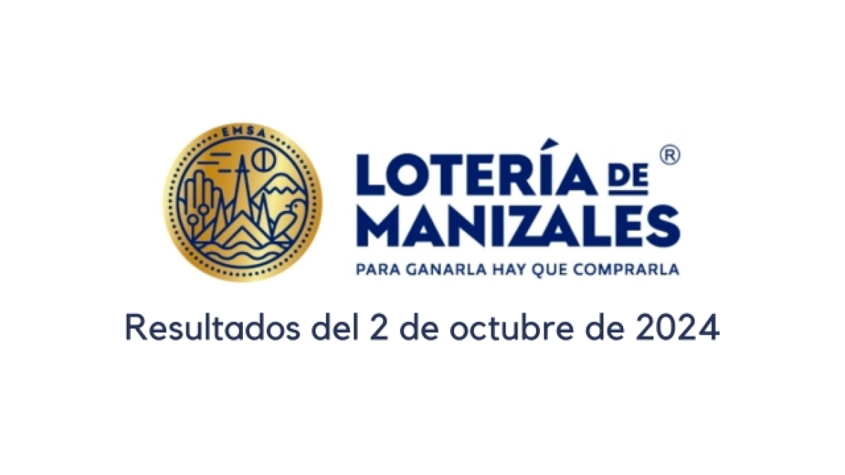 Lotería de Manizales 2 de octubre 2024