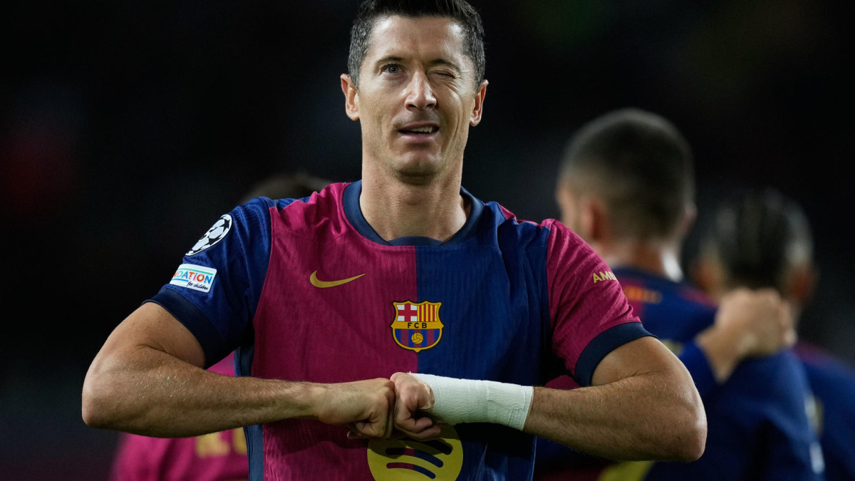 Robert Lewandowski, delantero polaco de 36 años.