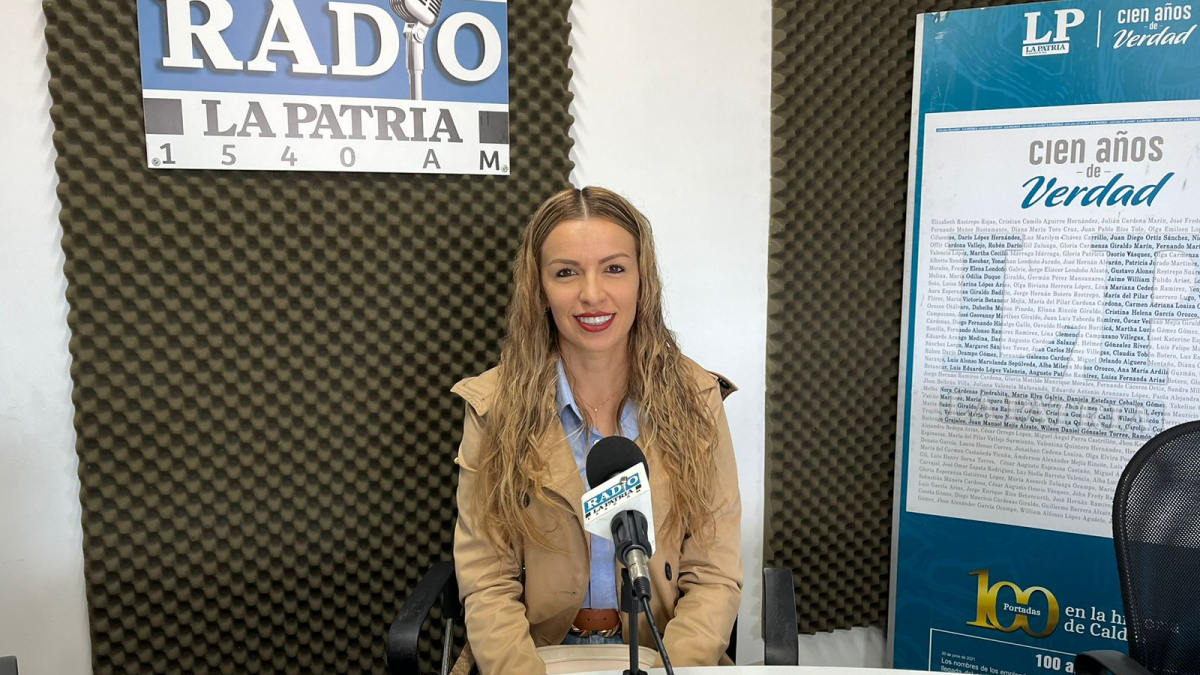 Paola Campuzano Londoño, líder de la organización Mujeres Cafeteras Alma Verde Sembrando Sostenibilidad de Neira (Caldas). 