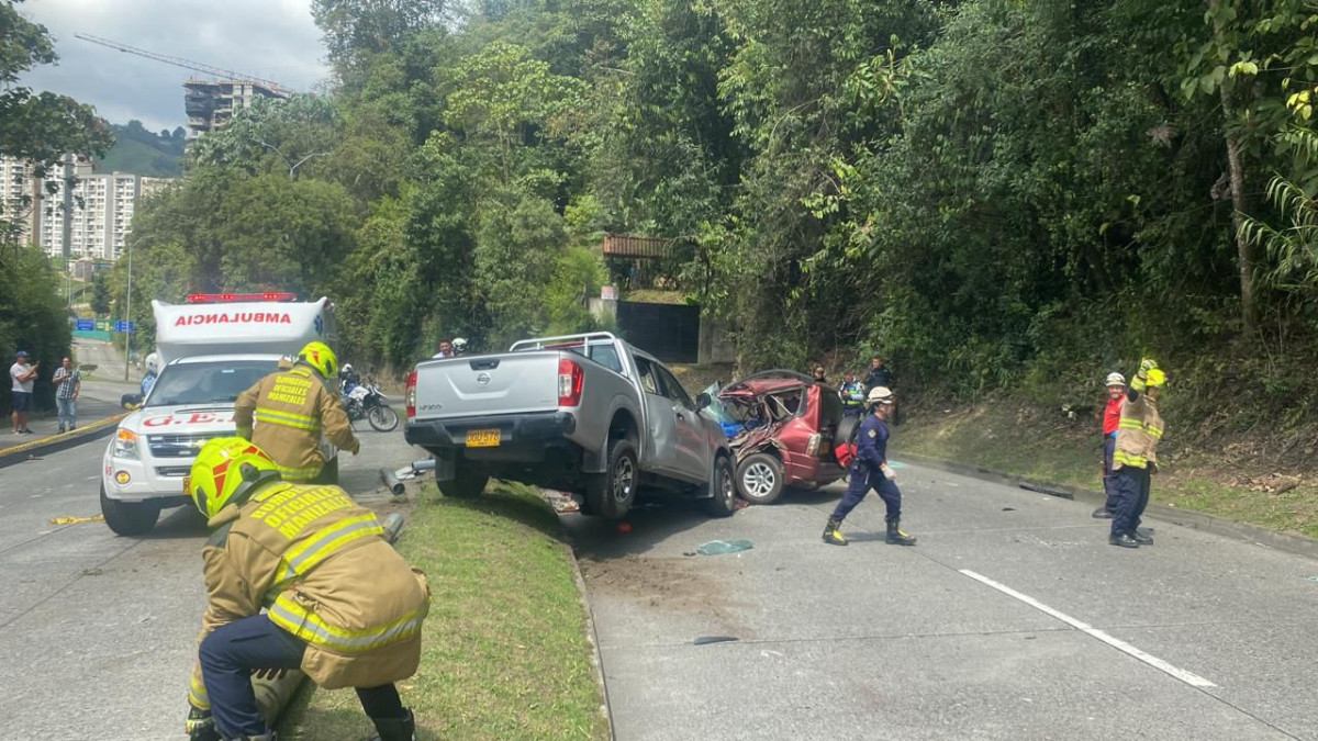 La víctima murió de manera instantánea en el choque registrado cerca del Bosque Popular El Prado, en Manizales.