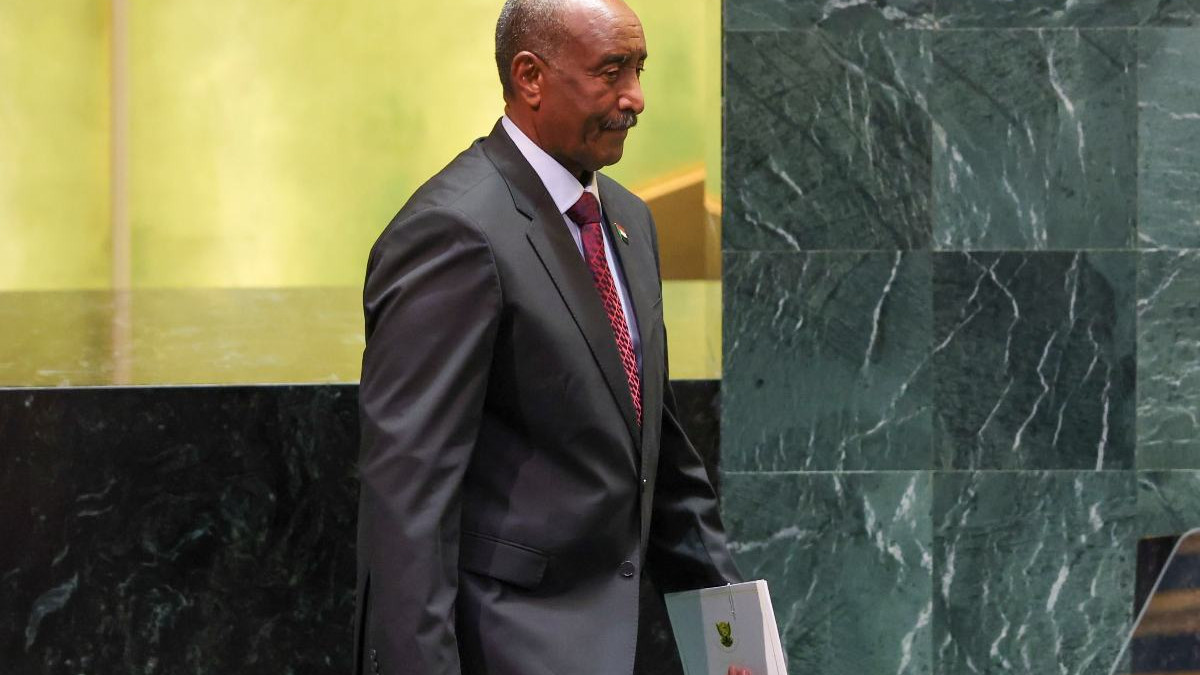 Abdel Fattah al-Burhan, presidente del Consejo de Soberanía de Sudán.