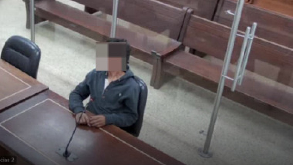 El detenido.