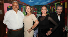 Julio César Gallego, Carlos Arturo Mesa Arango, Martha Solís y Martha Berrio Vargas.
