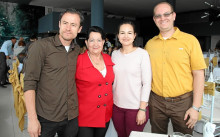 Andrés Guzmán, Ana Ligia Buriticá, Karen López y William López.