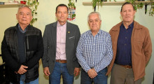Octavio Hernández Jiménez, Luis Ernesto Henao Buitrago, Fabio Vélez Correa y Germán Ocampo Correa.