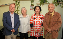 Albeiro Valencia Llano, María Elvira Escobar, María Ofelia Parra Rudas y Óscar Gaviria Valencia.