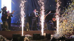 El Superconcierto de la Feria calentó la noche