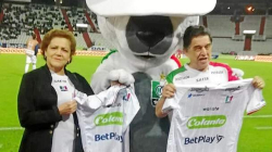 Pareja hincha del Once Caldas