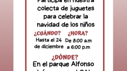 Recolección de juguetes en Manizales