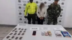 Capturan a la Mona, hermana de alias Camilo, responsable de paro armado