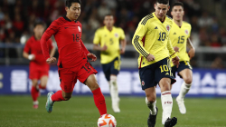 Corea del Sur y Colombia dominan cada uno una parte y empatan 2-2