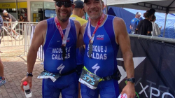 Oro y plata para el caldense Enrique Jaramillo en el triatlón de San Andrés