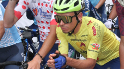 Dídier Chaparro, ciclista caldense, se sostiene en la Clásica a Anapoima