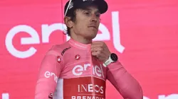 Geraint Thomas: "Espero defender la maglia rosa en Crans Montana"