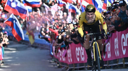 Primoz Roglic conquista la cronoescalada y se roba el liderato al final del Giro de Italia