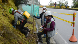 Estudian salida de vapor y gas del volcán Cerro Bravo 