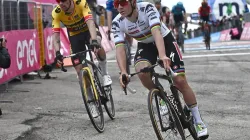 Giro de Italia: Bais conquista el Gran Sasso, Evenepoel fue cuarto y Roglic quinto