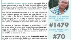 Asesinan a cinco personas, entre ellas dos líderes sociales, en Guaviare y en Cauca