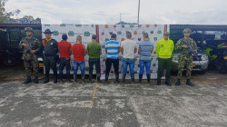 Ejército capturó a seis personas por minería ilegal en zona rural de Anserma (Caldas)