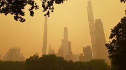 Nueva York, con postales apocalípticas por contaminación causada por incendios en Canadá