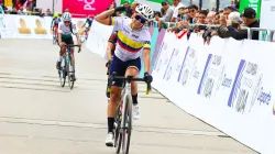 La caldense Diana Peñuela gana la primera etapa de la Vuelta a Colombia Femenina