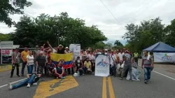 En el oriente de Caldas se manifiestan contra el proyecto hidroeléctrico Miel II