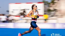 La triatleta María Carolina Velásquez hizo hoy el Test de los Juegos Olímpicos