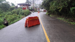 Cierre a un carril en la vía Manizales - Neira (Caldas) por hundimiento de la carretera