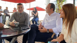 Supimos que: Yeison Jiménez disfrutó en el bulevar de la 48