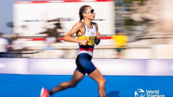La colombiana María Carolina Velásquez fue sexta en la Copa Mundo de Triatlón en España