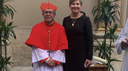 El nuevo cardenal colombiano "es un regalo de Dios": primera dama, Verónica Alcocer