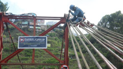Comienzan adecuaciones en el puente Olivares, en Manizales, ante anuncios de reforzamiento