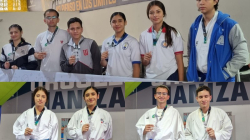 María José regresó a casa con el oro del Intercolegiado de Karate do