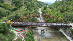 Inauguran el nuevo puente El Alambrado, entre Quindío y Valle, y corren con las obras