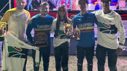 Tres podios caldenses en el Panamericano de Down Hill de Cuzco (Perú)
