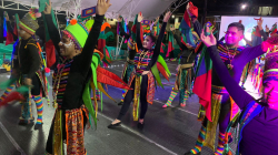 Neira (Caldas) adornó sus calles con color y bailes en su Festival de Danzas Folclóricas