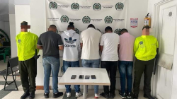 Detienen en Aguadas a 5 integrantes de El Mesa, banda que mete temor en el norte de Caldas