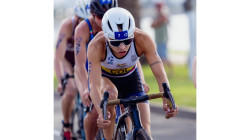 La triatleta María Carolina Velásquez, a punto de clasificar a los Juegos Olímpicos