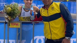 La triatleta María Carolina Velásquez fue segunda en la Copa Mundo en Australia