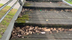 Reclaman mantenimiento de puente peatonal en Anserma 