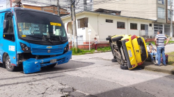 Un lesionado por volcamiento de un taxi en Chipre