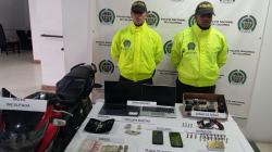 Ladrón respondió a bala durante su captura en Aguadas