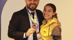 Sofía Cárdenas compite en la Premier League de Karate en Marruecos