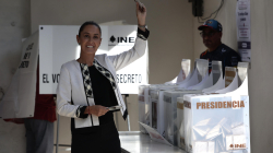 Claudia Sheinbaum agradece por convertirse "en la primera mujer presidenta de México"