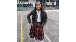 Luciana Castañeda, estudiante de Neira, se destaca en porrismo