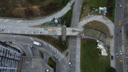 Puente elevado de la Baja Suiza toma forma en Manizales: ¿cuándo estará listo y qué falta?