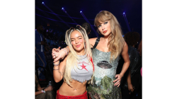 Karol G puso su sello en los premios MTV Video Music Awards: bailó con Taylor Swift