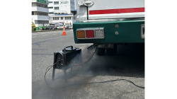 Unidad Móvil Ambiental de Corpocaldas: control a buses chimenea en Manizales