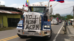 Paro camionero: algunos colectivos y buses, sin paso entre Cali, Pereira y Manizales