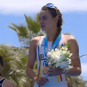 Triatleta de Caldas logra medalla de oro en la Copa Continental de Ecuador